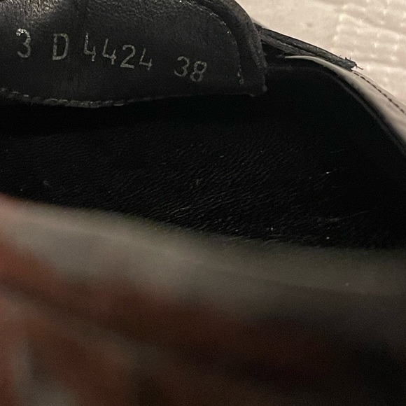 Prada Black Patent Leather Loafer with Chain - Picture 7 of 11